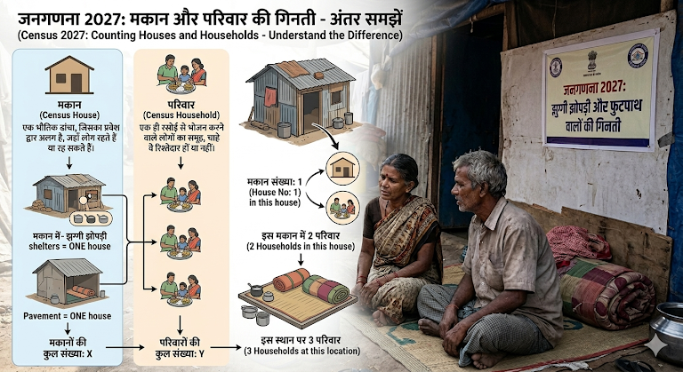 Census House vs Household Difference 2027 Rules Step by Step Jangadna