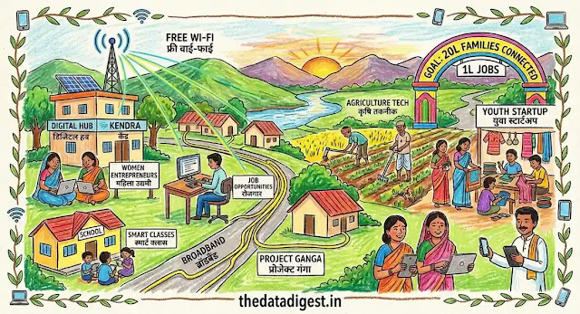 Project GANGA UP Rural Broadband Scheme 2026 Government Assisted Network 20 Lakh Families