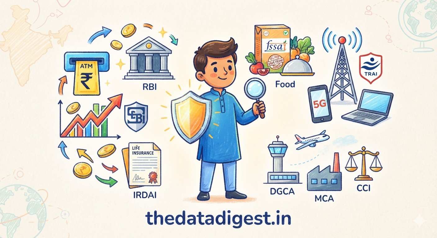List of 10 Regulatory Bodies in India 2026 with Full Form and Work