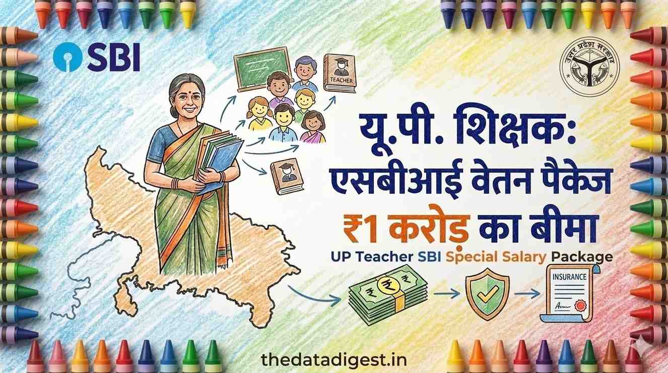 SBI Special Salary Package UP Teacher 1 Crore Insurance SGSP Cashless Scheme