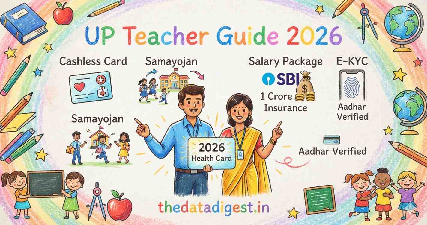 UP Teacher Cashless Yojana 2026 E-KYC Last Date