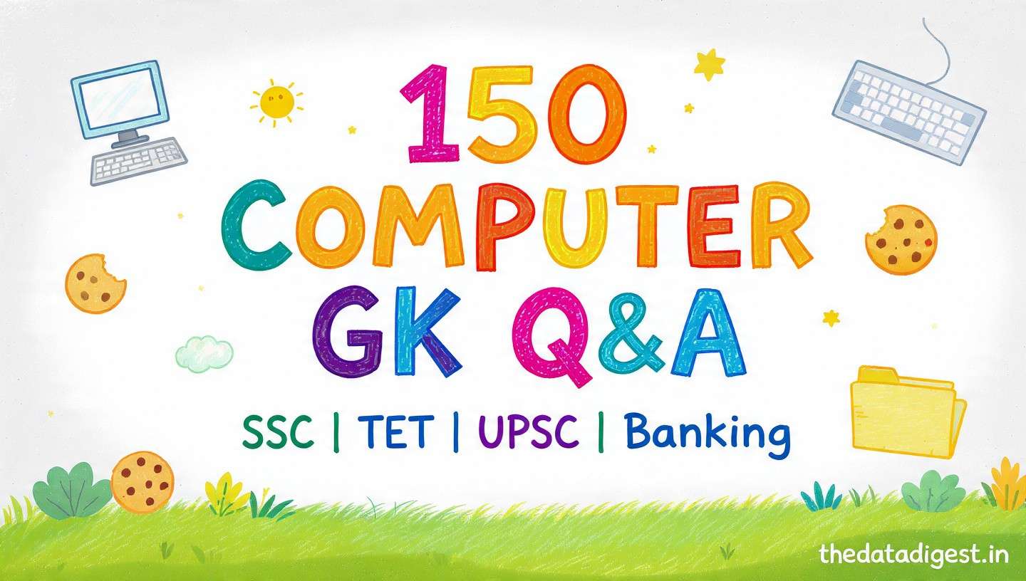 Computer GK Top 100 Computer General Knowledge Questions with Answers PDF for SSC Banking Railway 2026