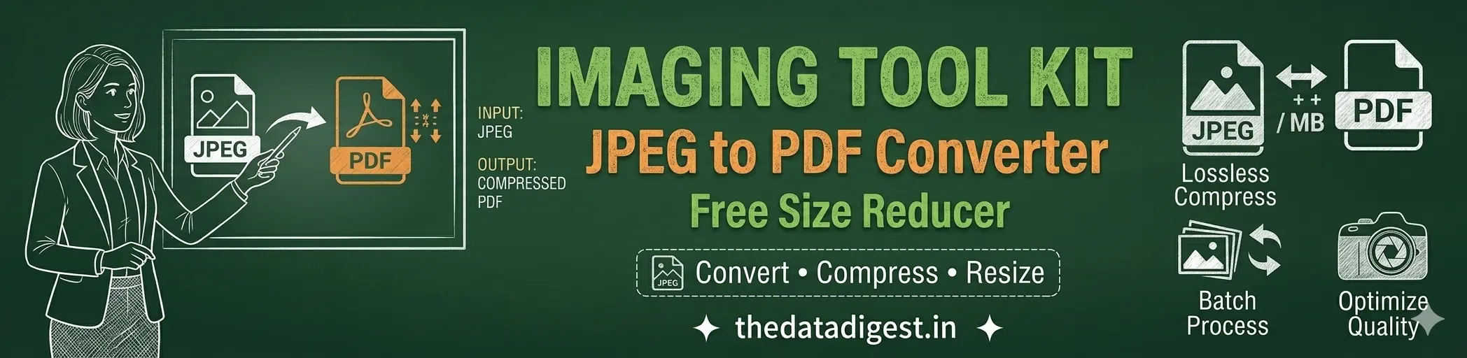JPEG to PDF Converter and Size Reducer